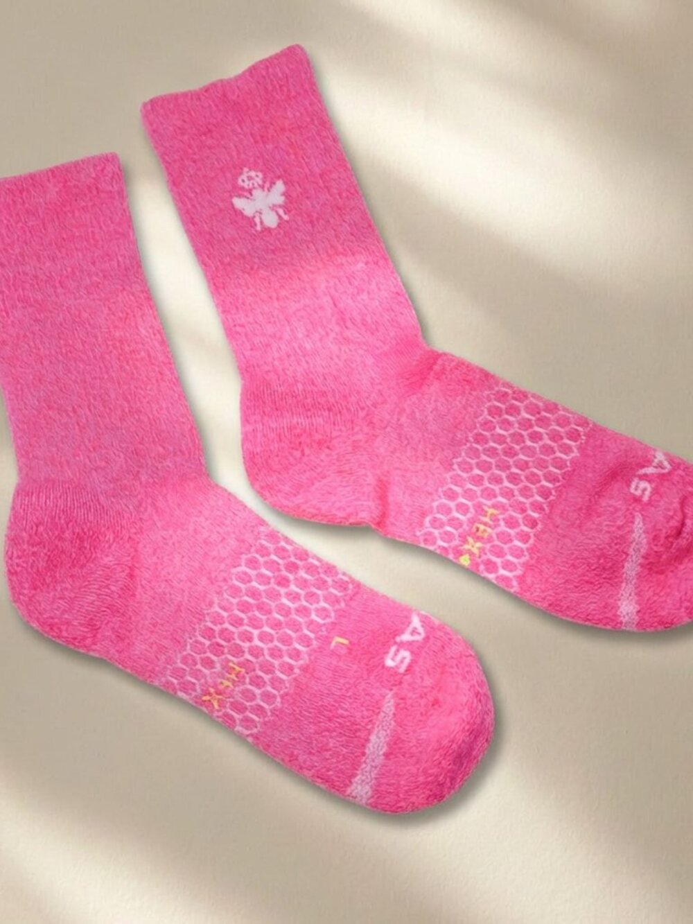 Bombas Calf Socks Pink - Size L - Picture 2 of 2